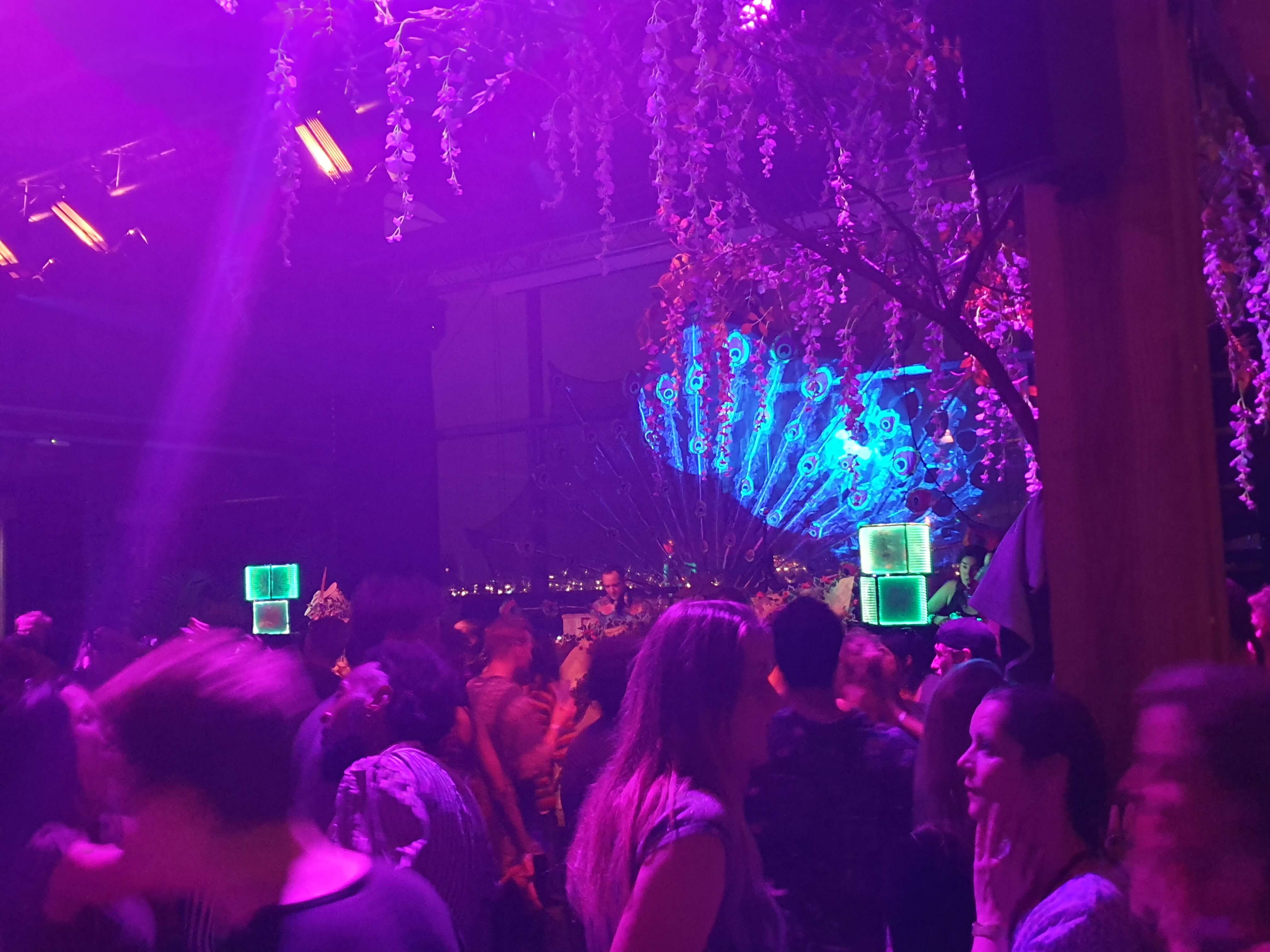 Infinity Cube with DJ at Dutch Acid Family (DAF) Event