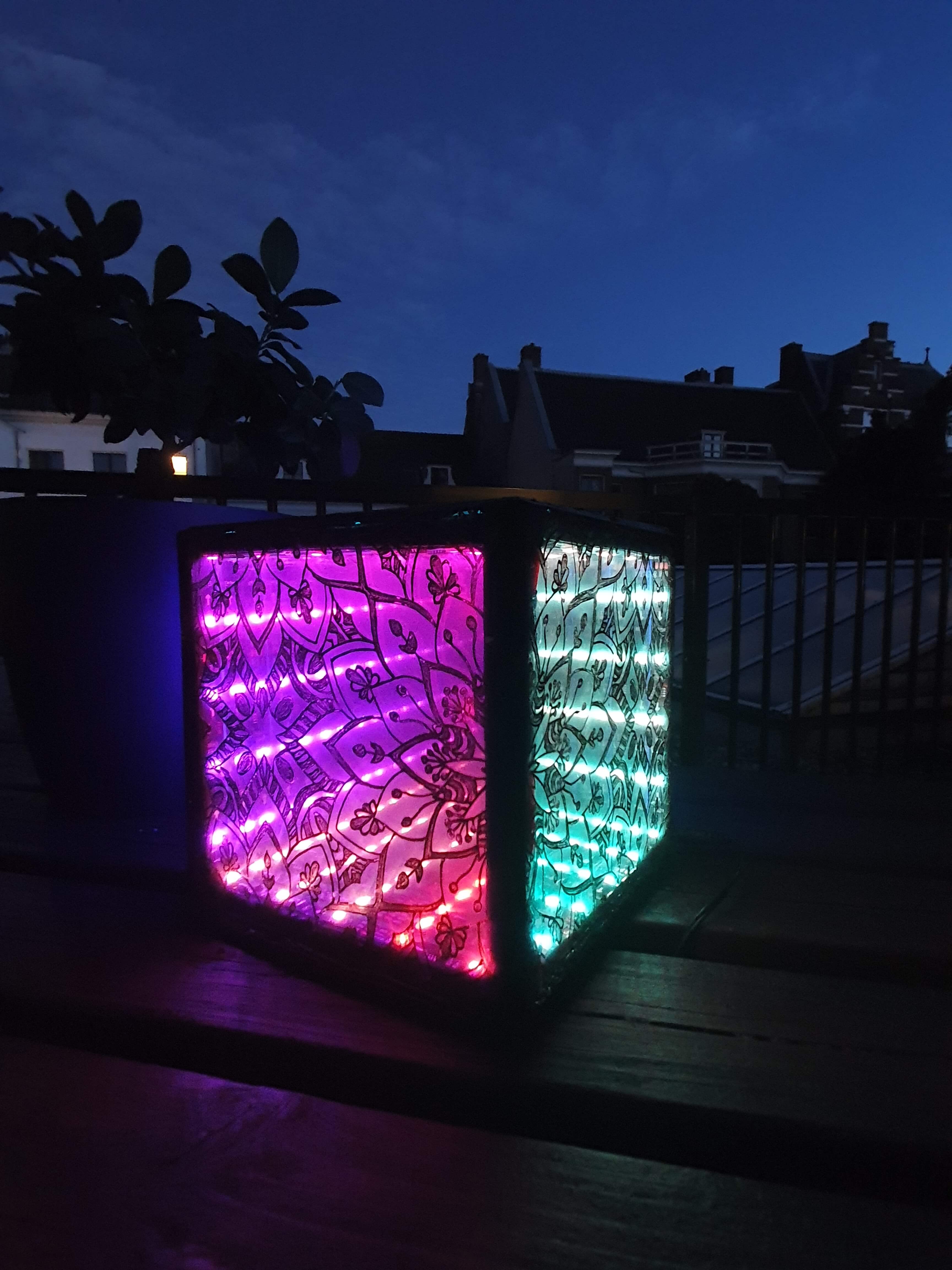 Infinity Cube with Mandala