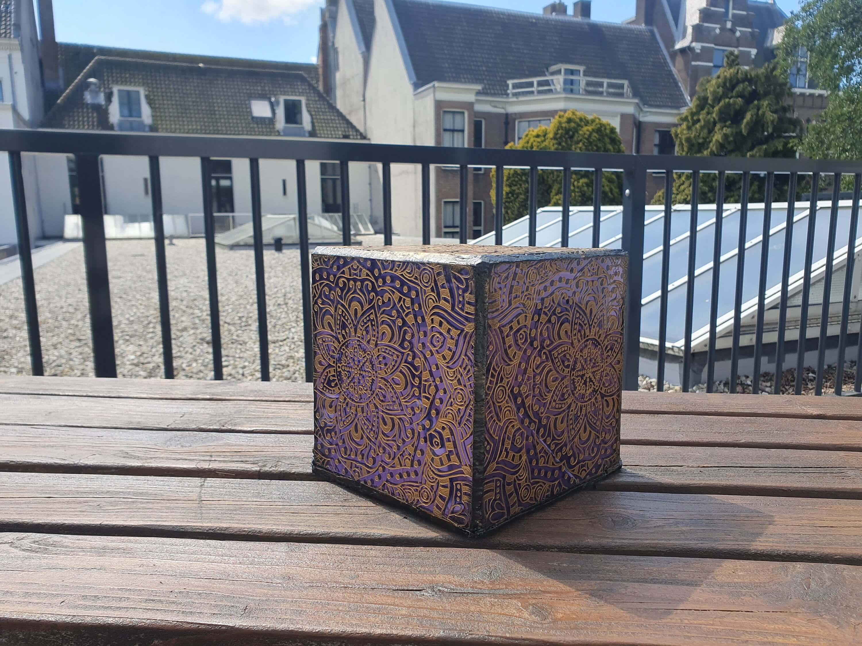 Purple Infinity Cube